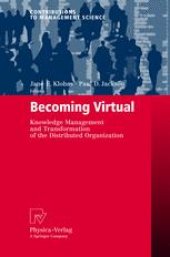 book Becoming Virtual: Knowledge Management and Transformation of the Distributed Organization