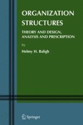 book Organization Structures: Theory and Design, Analysis and Prescription