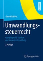 book Umwandlungssteuerrecht: Grundlagen für Studium und Steuerberaterprüfung