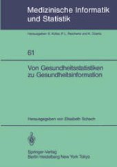 book Von Gesundheitsstatistiken zu Gesundheitsinformation