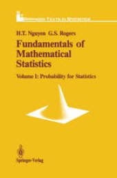 book Fundamentals of Mathematical Statistics: Probability for Statistics