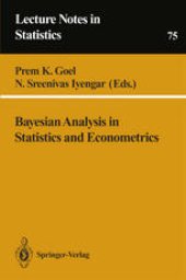 book Bayesian Analysis in Statistics and Econometrics