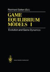 book Game Equilibrium Models I: Evolution and Game Dynamics