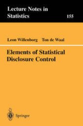 book Elements of Statistical Disclosure Control