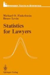 book Statistics for Lawyers