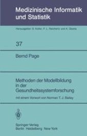 book Methoden der Modellbildung in der Gesundheitssystemforschung