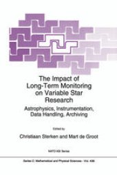 book The Impact of Long-Term Monitoring on Variable Star Research: Astrophysics, Instrumentation, Data Handling, Archiving