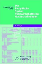 book Das Europäische System Volkswirtschaftlicher Gesamtrechnungen