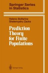 book Prediction Theory for Finite Populations