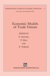 book Economic Models of Trade Unions