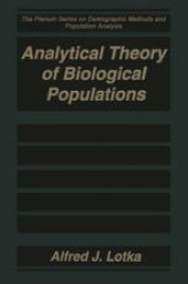 book Analytical Theory of Biological Populations