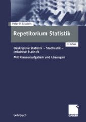 book Repetitorium Statistik: Deskriptive Statistik — Stochastik — Induktive Statistik