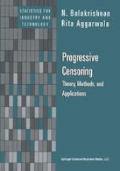 book Progressive Censoring: Theory, Methods, and Applications