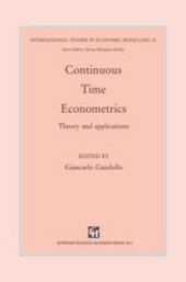 book Continuous-Time Econometrics: Theory and applications