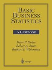 book Basic Business Statistics: A Casebook