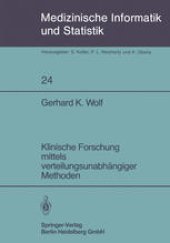 book Klinische Forschung mittels verteilungsunabhängiger Methoden