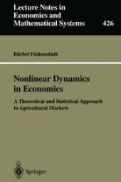 book Nonlinear Dynamics in Economics: A Theoretical and Statistical Approach to Agricultural Markets