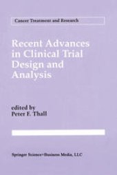 book Recent Advances in Clinical Trial Design and Analysis