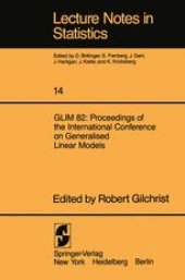 book GLIM 82: Proceedings of the International Conference on Generalised Linear Models