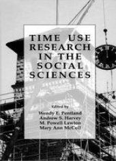 book Time Use Research in the Social Sciences