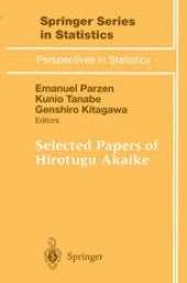 book Selected Papers of Hirotugu Akaike