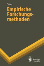 book Empirische Forschungsmethoden