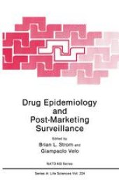 book Drug Epidemiology and Post-Marketing Surveillance