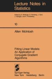 book Fitting Linear Models: An Application of Conjugate Gradient Algorithms