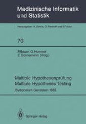 book Multiple Hypothesenprufung / Multiple Hypotheses Testing: Symposium, 6. und 7. November 1987