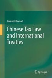 book Chinese Tax Law and International Treaties