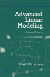 book Advanced Linear Modeling: Multivariate, Time Series, and Spatial Data; Nonparametric Regression and Response Surface Maximization