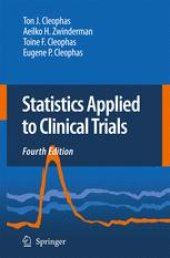 book Statistics Applied to Clinical Trials