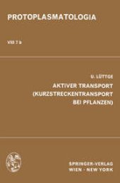 book Aktiver Transport (Kurzstreckentransport bei Pflanzen)