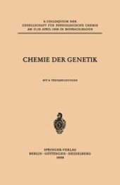book Chemie der Genetik