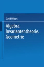 book Algebra · Invariantentheorie · Geometrie