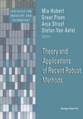 book Theory and Applications of Recent Robust Methods