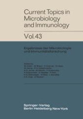 book Current Topics in Microbiology and Immunology: Ergebnisse der Mikrobiologie und Immunitatsforschung