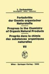 book Fortschritte der Chemie organischer Naturstoffe / Progress in the Chemistry of Organic Natural Products / Progres dans la Chimie des Substances Organiques Naturelles