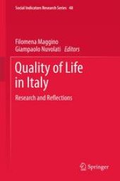 book Quality of life in Italy: Research and Reflections