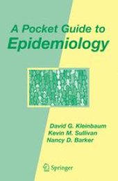 book A Pocket Guide to Epidemiology