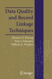 book Data Quality and Record Linkage Techniques