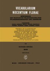 book Vocabularium Nocentium Florae: Wörterbuch der Wichtigsten Pflanzenschädlinge Pflanzenkrankheiten und Unkräuter