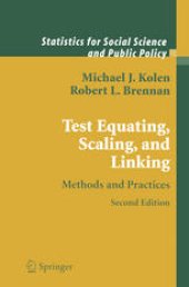 book Test Equating, Scaling, and Linking: Methods and Practices