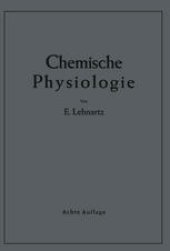 book Einfuhrung in die Chemische Physiologie