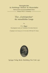 book Uber „Gurkorperchen“ der menschlichen Lunge