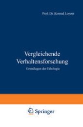 book Vergleichende Verhaltensforschung: Grundlagen der Ethologie