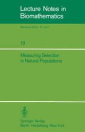 book Measuring Selection in Natural Populations