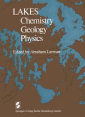 book Lakes: Chemistry, Geology, Physics