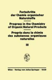 book Fortschritte der Chemie Organischer Naturstoffe / Progress in the Chemistry of Organic Natural Products