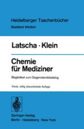 book Chemie für Mediziner: Begleittext zum Gegenstandskatalog für die Fächer der ärztlichen Vorprüfung